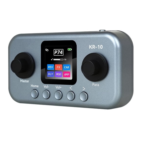 SDFGTstore Guitar Bass Sound Equalizer with Noise Reduction Design Plastic Texture