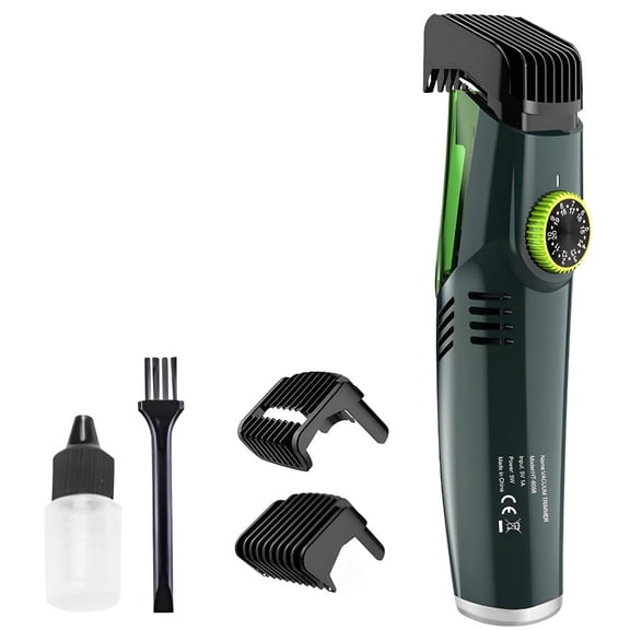 SDFGTstore Hair And Beard Vacuum Suction Feature 20 Adjustable Combs 2 Speed Settings LED Display