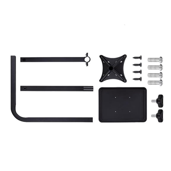 SDFGTstore Hairstylist Chair Side Metal Tray 360 Rotation Feature Tray for Salons Equipment