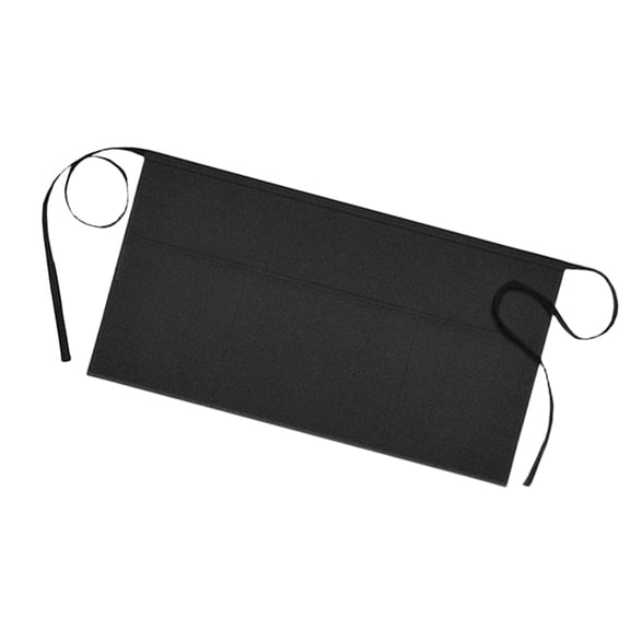 SDFGTstore Half Bistro Servers Apron Adjustable Belt Kitchen Apron Water Resistant Polyester Fabric With Large Utility Pocket