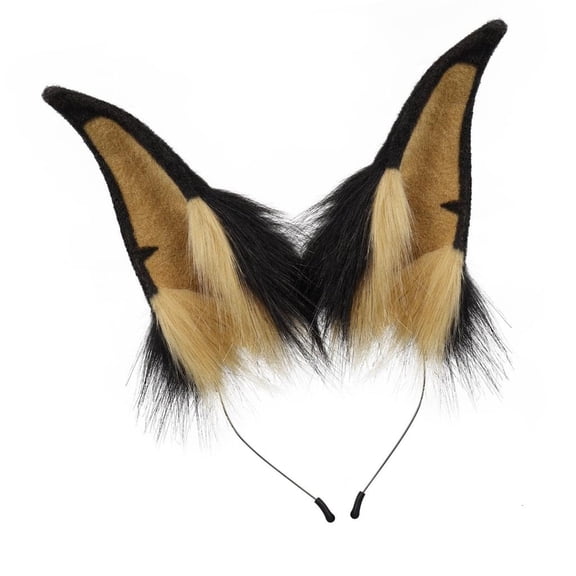 SDFGTstore Handmade Faux Furs Cats Wolf Foxes Dog Ears Headband Party Costume Ears Hair Hoop Gift