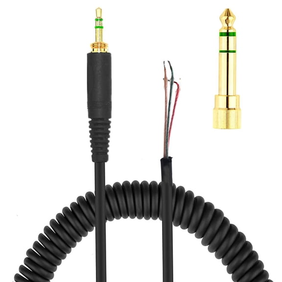 SDFGTstore Headphone Cable for -Beyerdynamic DT 770 770PRO 990 990PRO Adapter Replacement Spring Coil