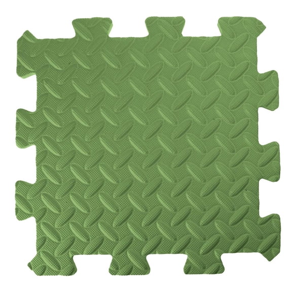 SDFGTstore Interlocking Foam Mat Leaf Grain Textured Carpet Tiles DIY Jigsaw Puzzle Playmat