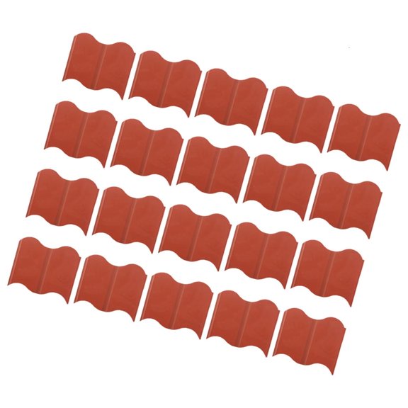 SDFGTstore Interlocking Garden Fence Panel for Outdoor Barriers and Decorative Partitions Weather Resistant with Simple Install