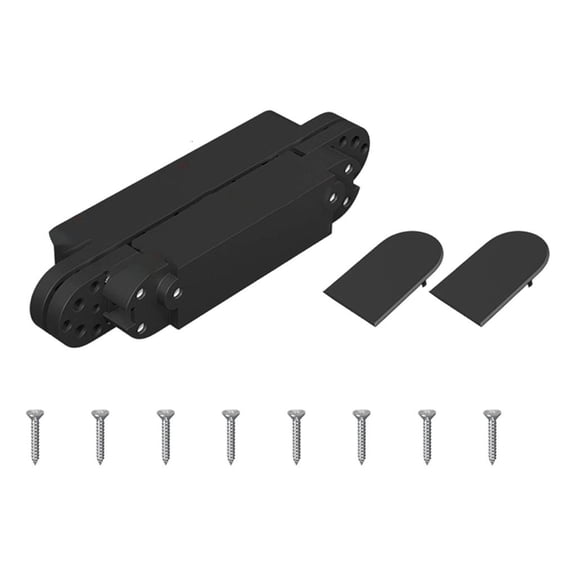 SDFGTstore Invisible Door Quiet 180 Degrees Opening Angles Swing Hinge Replacement Adjustable Butt Hinges Easy to Install