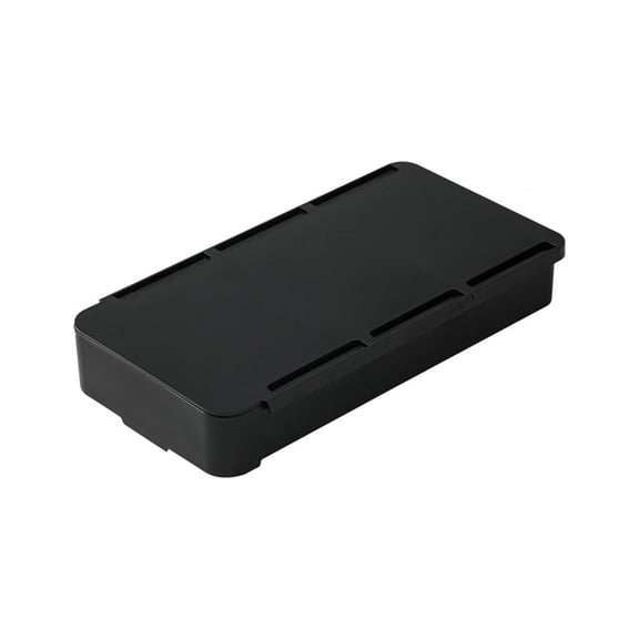 SDFGTstore Invisible Drawer Storage Box with Lid Pull Out Under Desk Mini Drawer