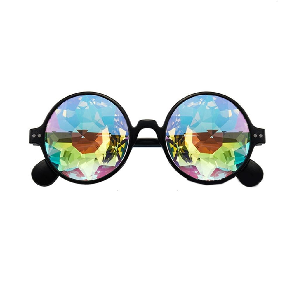 SDFGTstore Kaleidoscope Rave Glasses Festival Goggle Rainbow  display picture 2