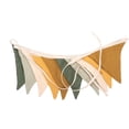 thumbnail image 1 of SDFGTstore Kids Bedroom Bunting Banners Cotton Triangular Flags Garlands Party Decoration, 1 of 13