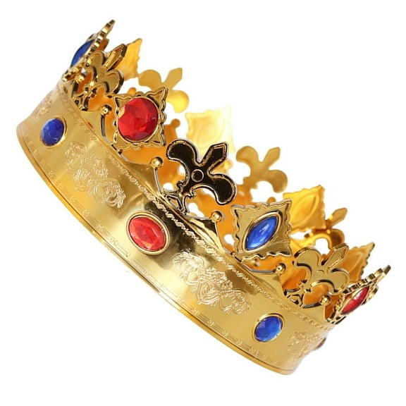 SDFGTstore King Crowns Party Hat King Queen Crowns Birthday Crown Hat Costume Accessories for Kid Birthday Headwear