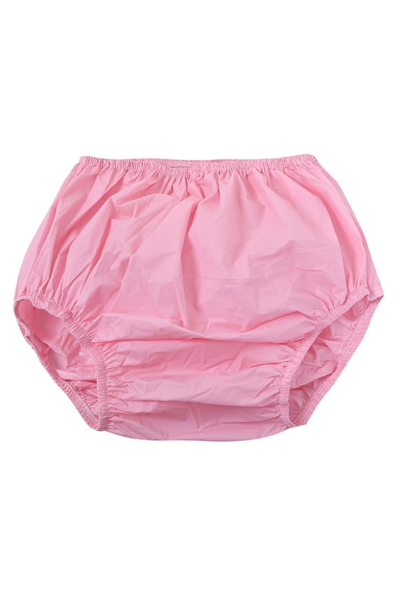 Leakproof Plastic Pants Diaper Cover Incontinence Protective Underwear Briefs