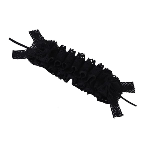 SDFGTstore Lolitas Lace Flower Headwear Hair Accessories Maid Headband Flower Lace Hair Band for Dating Daily Party