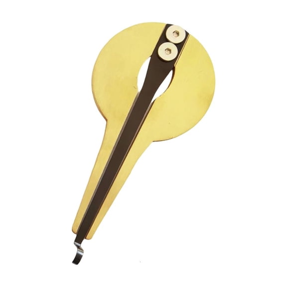 SDFGTstore Luxurious Circulars Harp Warm Gold Coating Ergonomic Grip Clear Sound Quality