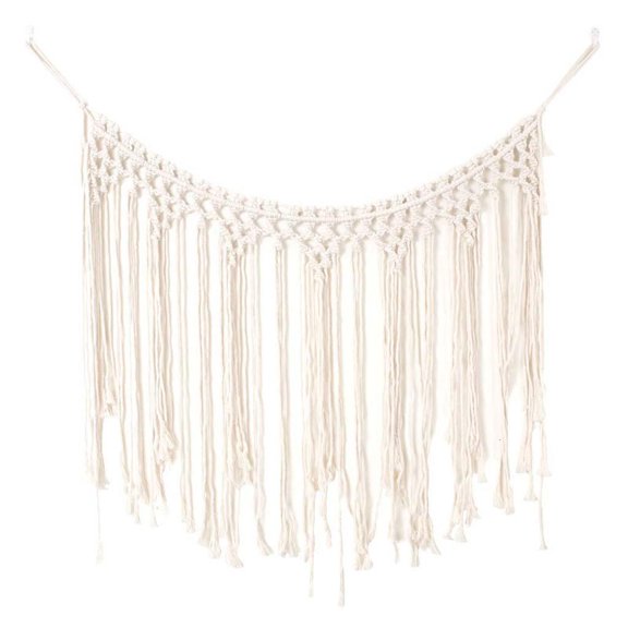 SDFGTstore Macrame Wall Hanging Hand-woven Tapestry Tassel Boho Wedding Backdrop Decoration Sofa Home Ornament