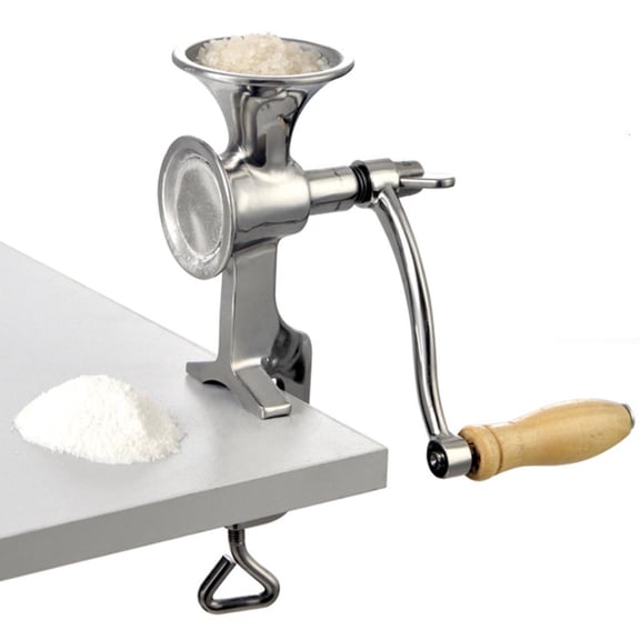 SDFGTstore Manual Grain Grinder with Fineness-adjustable Spring Home Use Hand Cranking Operation Grain Grinder Coffee Nut Mill