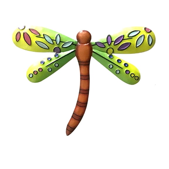 SDFGTstore Metal Dragonfly Realistic Wall Art Ornament Bedroom Living Room Home Decoration