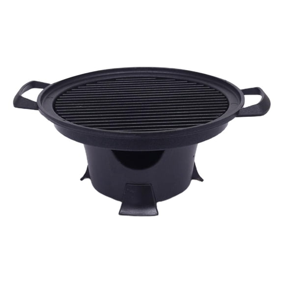 SDFGTstore Mini BBQ Grill Japanese Alcohol Stove Home Smokeless Barbecue Grill Outdoor BBQ