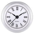 thumbnail image 1 of SDFGTstore Mini Clock Insert 2.4 Inch 61mm Round Quartz Clock Fit-up Movement Miniature Clock Roman Nume, 1 of 8