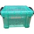 thumbnail image 1 of SDFGTstore Mini Plastic Storage Box with Locking Lid Clear Plastic Organizer for Art Crafts, 1 of 20