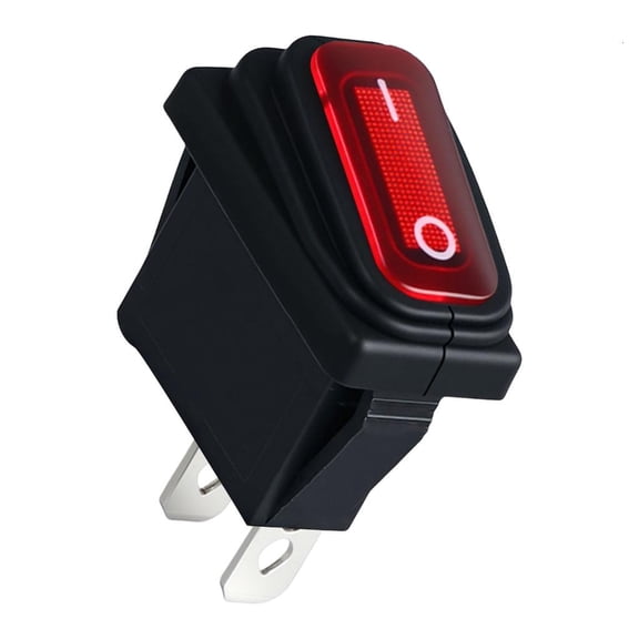 SDFGTstore Mini Toggle Switches 2 Pin Rectangular Button Switches Upgrades for Home Appliances