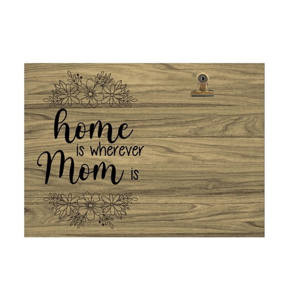 SDFGTstore Mothers Day Wooden Pictures Frame with Secure Clip Create Gift for Mom