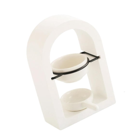 SDFGTstore Multiple Purpose White Ceramic Diffuser With Arch Shape And Layered Functionality For Home Use