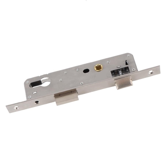 SDFGTstore Narrow Security Mortise Door Lock Case Universals Stainless Steels Lock Body Balcony Lock Body Lockcase Fittings