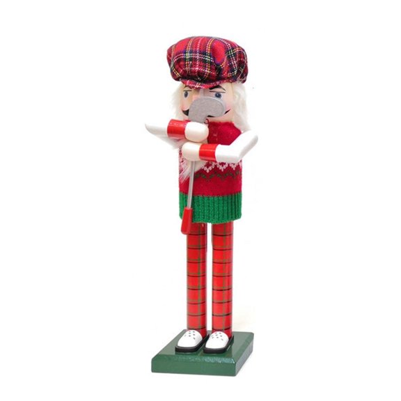 SDFGTstore Nutcrackers Soldiers Set Wood Walnut Cracker Puppet Festive Christmas Home Decorations and Party Ornament