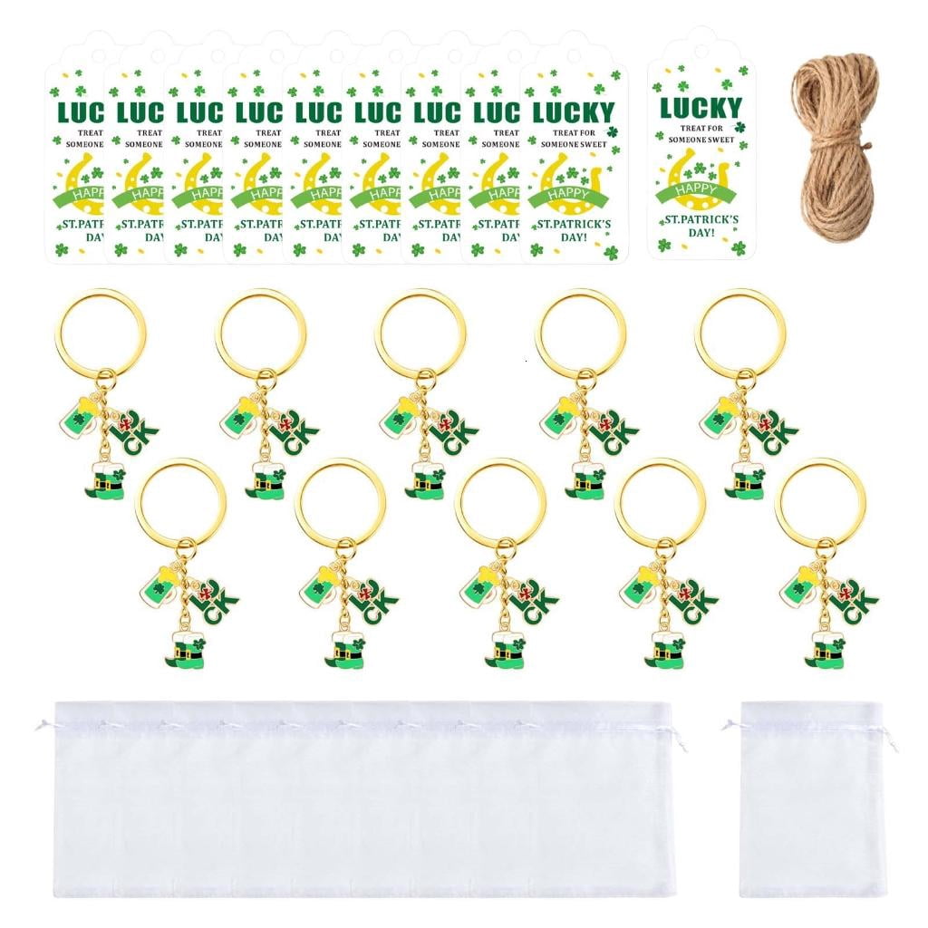 Sirish Keychains SDFGTstore Pack of 10 Alloy Organzas Art Paper Lucky Boot Keychains ...