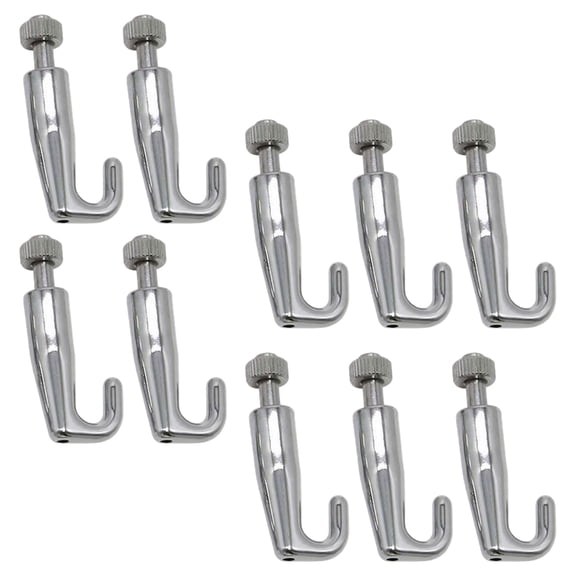 SDFGTstore Pack of 10 Thickened Suspension Hooks for Gallery Use Stainless Steel Hangers