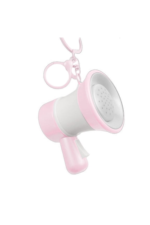 Plastic Keychains Bag Pendant Featuring Mini Voice Changer Speaker for Fun