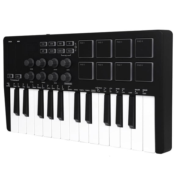SDFGTstore Practical 25 Key MIDI Keyboard DJ Controller Works with Various Music Software