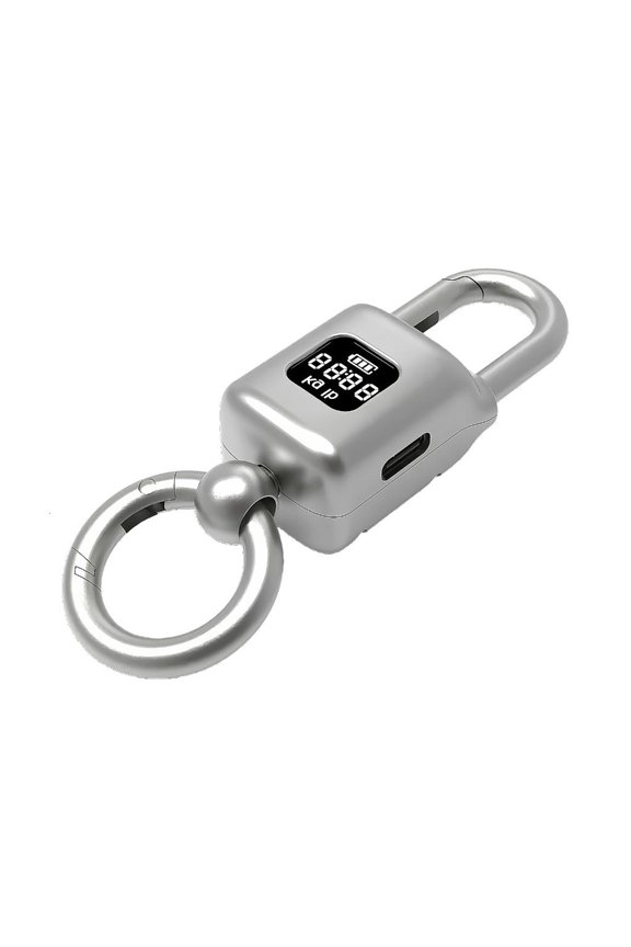 Precisions Keychain Electronic Scale Portable Metal Construction 25kg Capacity Clear LCD Display For Home Outdoor Use