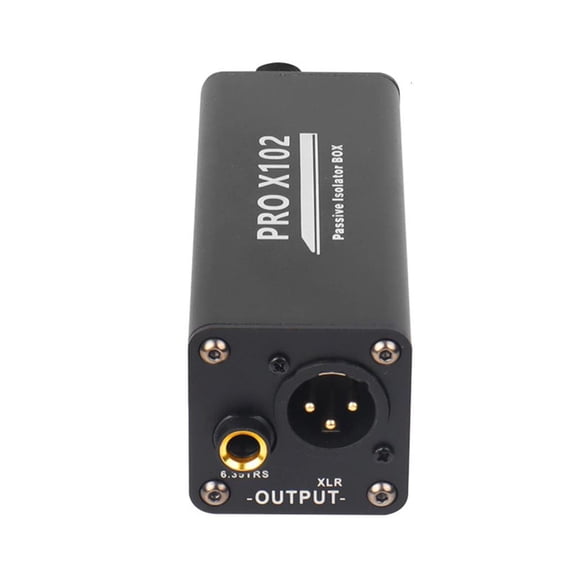 SDFGTstore Professional 6.35mm To XLR Stereo Guitar Stereo Interfaces Noise Canceller For Live Performances And Studio Recording