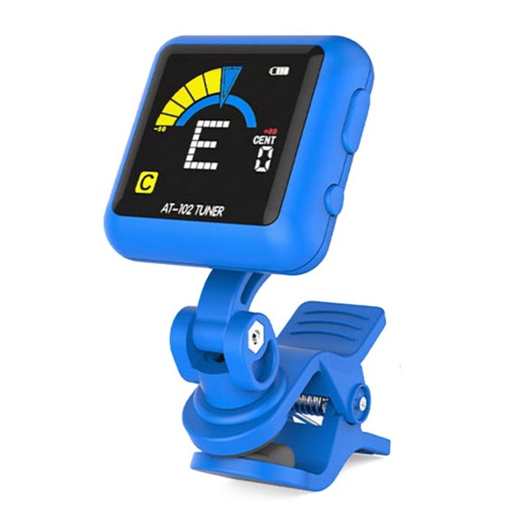 SDFGTstore Professional Clip-On Guitar Tuner Universal Digital Clip-On Tone Tuner for Guitar, Violin Quick & Accurate Tuning