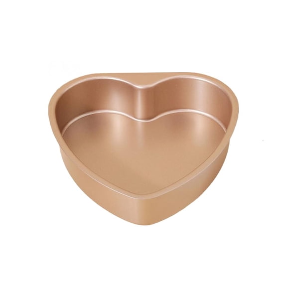 SDFGTstore Professional Heart Cake Baking Pan Durable Carbon Steel Removable Base Ideal For Chocolate Cheesecake Mousses