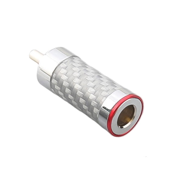 SDFGTstore Professional RCA Plug Soldering Video Plug Connectors DIY Connect RCA Plug RCA Plug Male Video Adapters 39x12.5mm