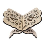 SDFGTstore Quran Wooden Islamic Book Stand Holder Kuran Quran Koran Holy Book Stand