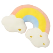 SDFGTstore Rainbow Cloud Moon Pillow Plushie Cushions Soft and Comfortable for Bedroom