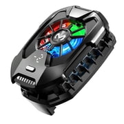SDFGTstore Rapid Temperature Reduction Low Noise Fan Cellphone Coolers Fast Cool Down With Colorful Lights for Unobstructed Gaming