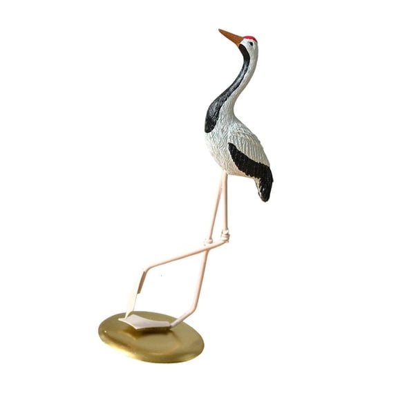 SDFGTstore Realistic Cranes Garden Sculpture Patios Balcony Decoration Weather Resistant Durable Cranes Sculpture