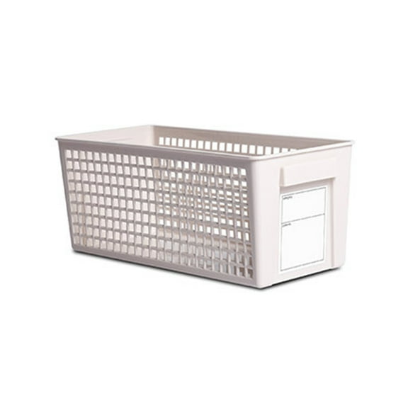 SDFGTstore Rectangular Net Storage Crates without Lid Hollow Out Storage Basket Stackable