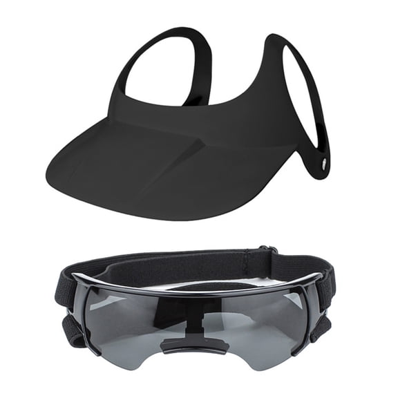 SDFGTstore Regulable Dog Helmets and Protective Goggles Suit Permeable Dog Sun Hat