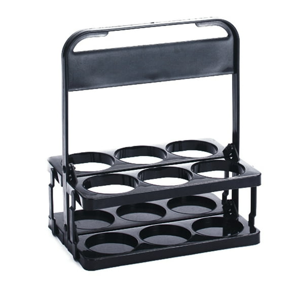 SDFGTstore Reusable 6 Pack Beer Bottle for Carrier Drink Caddy Holder Durable Foldable Bar Liqueur Wine Beer Rack Basket Cup Organizer Holding Container