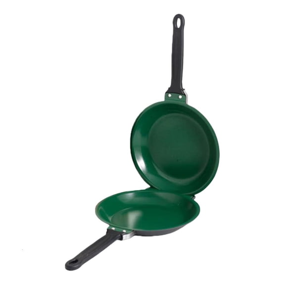 SDFGTstore Reversible Breakfast Cookware Dishwasher Safe Foldable Kitchen Frying Pan