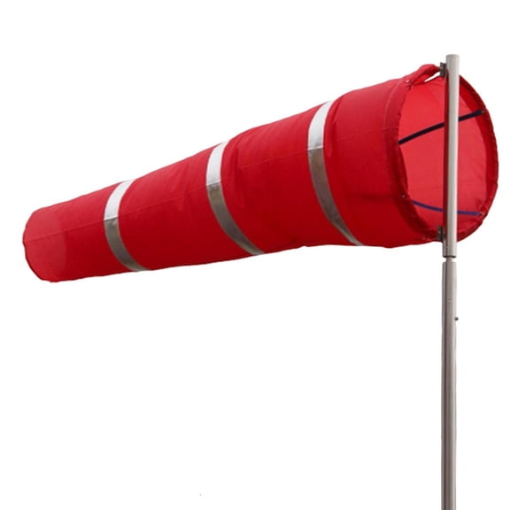 SDFGTstore Ripstop Airport Windsock Heavy Duty Wind Direction Measurement Sock Bag 59.06"
