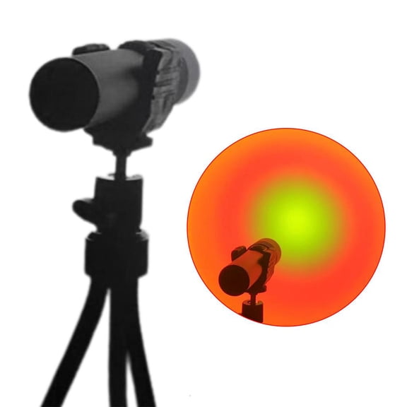 SDFGTstore Romantic Rainbow Sunlight Projection Lamp USB Rechargeable Desktop Projector