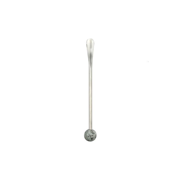 SDFGTstore Rustproof Nonrust Steel Kitchen Utensils Fruit Dessert Fork with Handcrafted Natural Stone Handle And Artistic Tableware