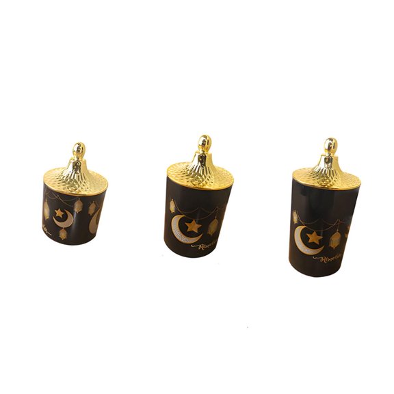 SDFGTstore Set Of 3 Textured Finish Sealable Canisters With Not Slip Plan For Food