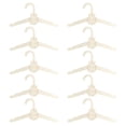 thumbnail image 1 of SDFGTstore Set of 10 Children Wood Hangers Durable for Toddler Wardrobes Organization, 1 of 8
