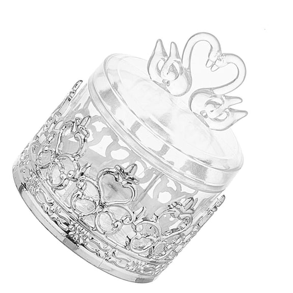 SDFGTstore Set of 12 Decorative Candy Holder Delicate Sugar Container Practical Sweets or Jewelry Organizers Wedding Party Supplies